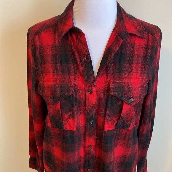 Aritzia Wilfred Free Veronika Buffalo Check Shirt Dress - Picture 5 of 8